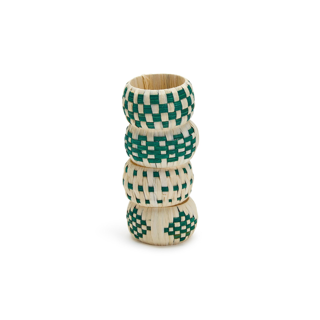 Woven Garden Napkin Rings | S/4 image 0