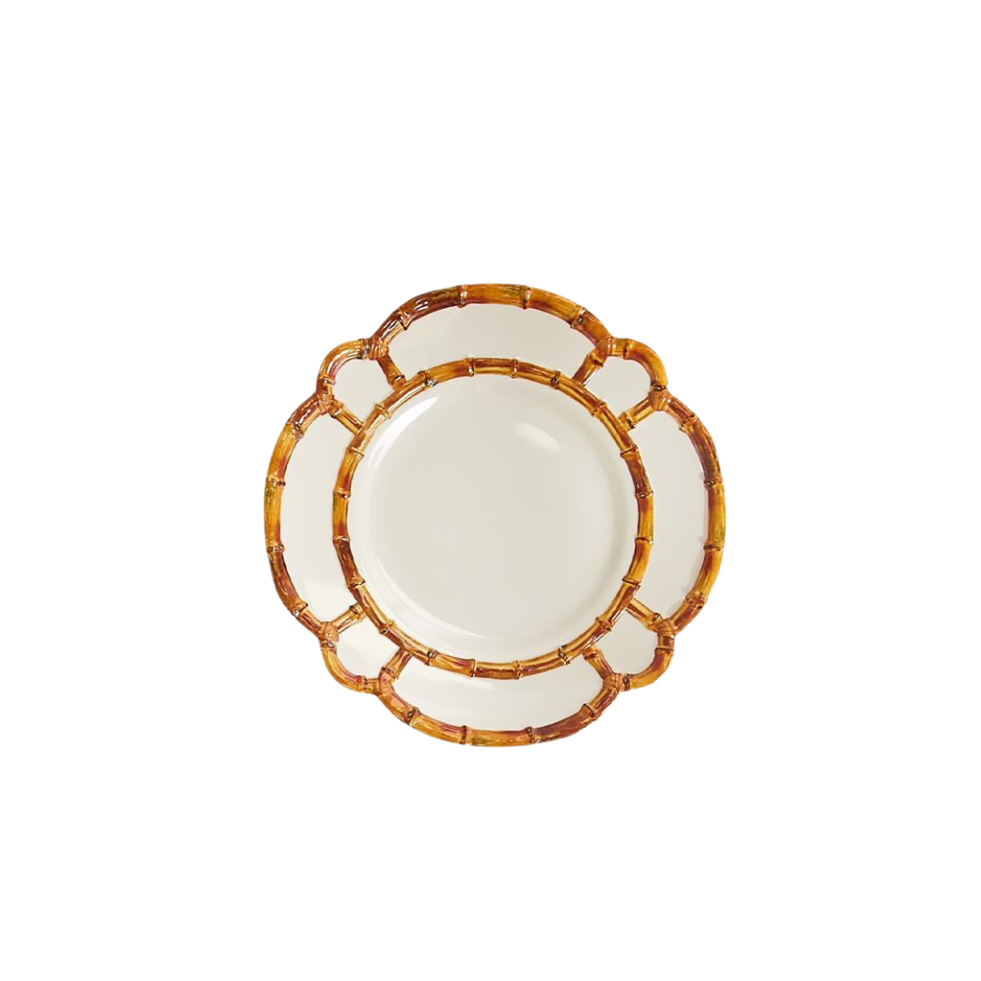 BAMBOO TOUCH DINNER PLATES | NATURAL | S/4 image 1