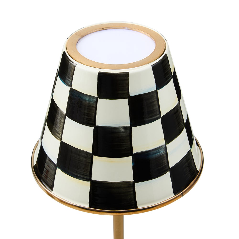 Courtly Check LED Rechargeable Cafe Table Lamp image 3