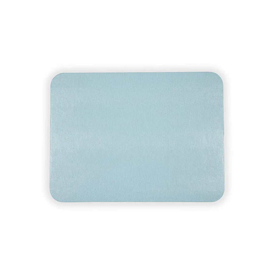 Lizard Rectangle Placemat | Soft Aqua image 0
