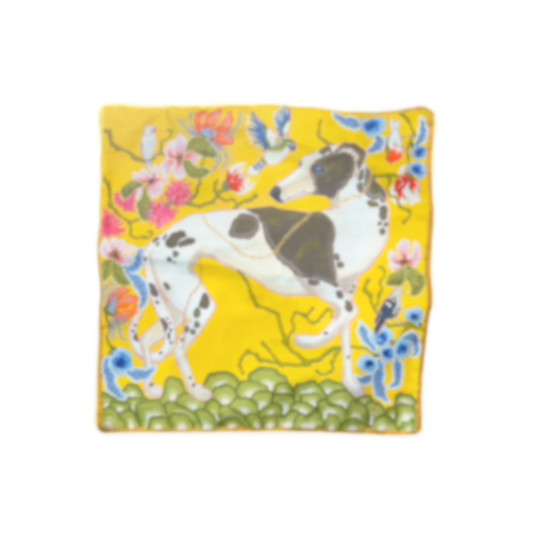 Paige Gemmel Pillow | Greyhound Facing Left or Right | Yellow image 2