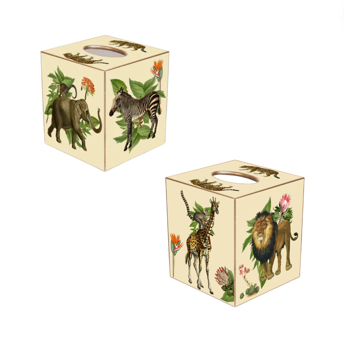 Tissue Box Holder | African Obsession | Ivory image 1