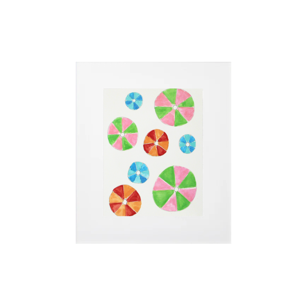 Beach Balls Art Print | 14" x 11" image 0