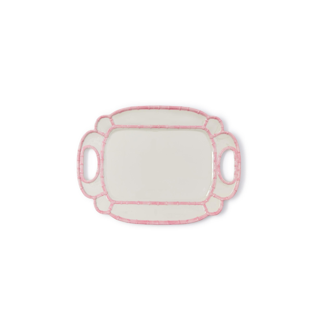 BAMBOO TOUCH PLATTER | PINK image 0