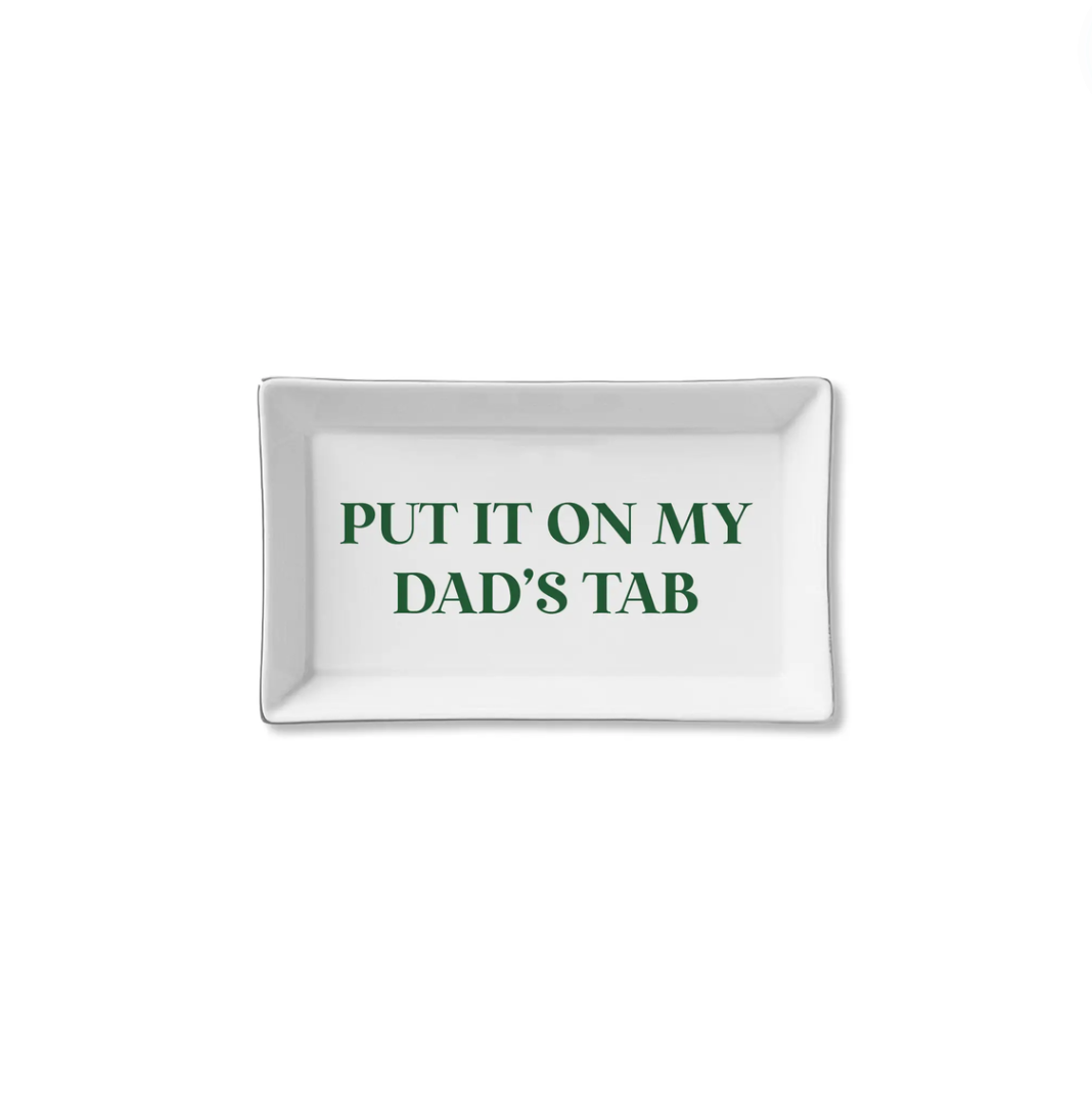 Ceramic Tray | Put It On My Dad's Tab image 0