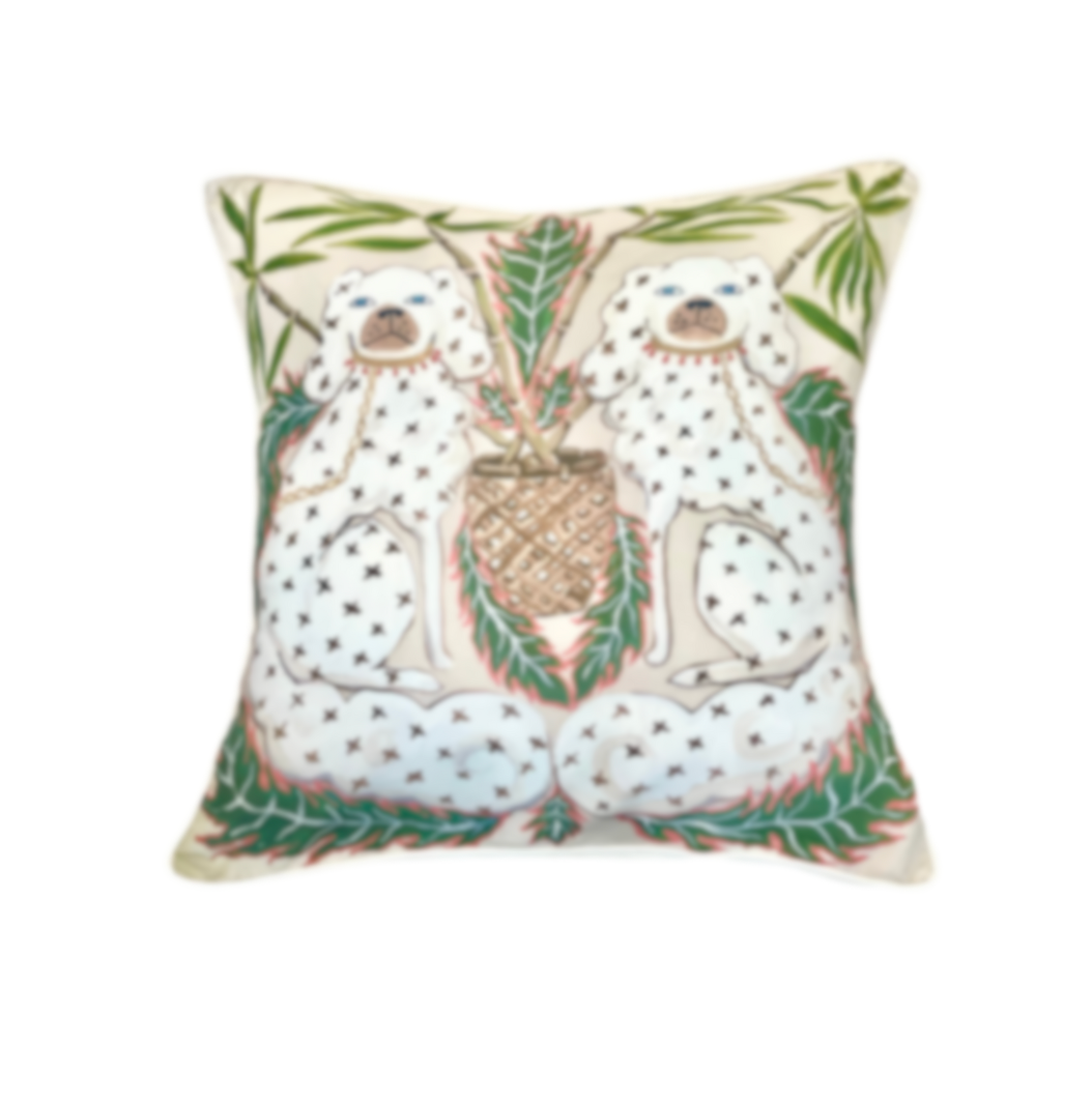 Paige Gemmel Pillow | Twin Staffordshire Bamboo Leaf | Green image 0