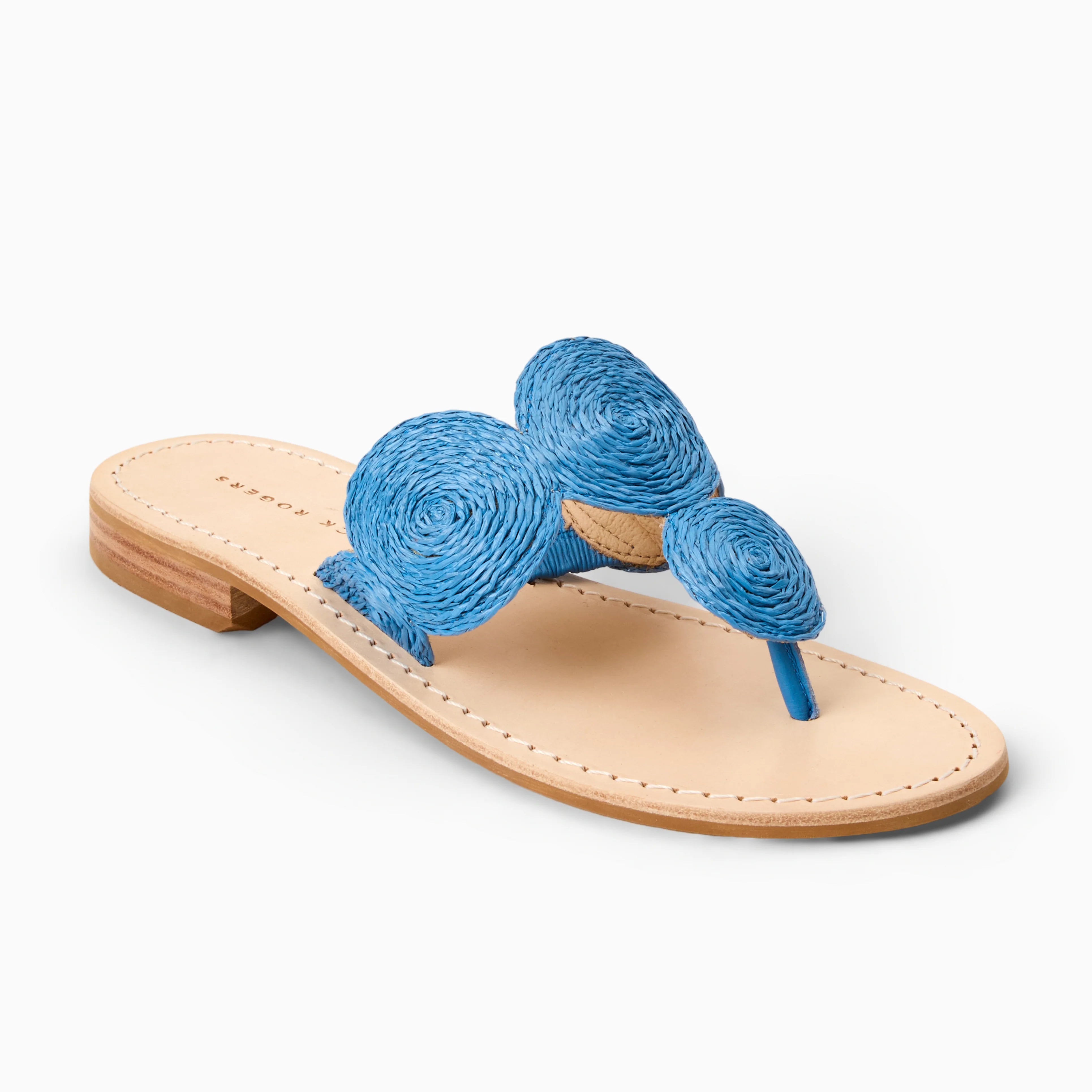 Jack Rogers Margo Raffia Sandal | Salt Water Blue image 0