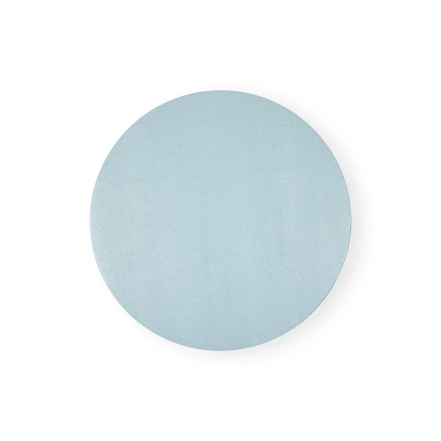Lizard Round Placemat | Soft Aqua image 0