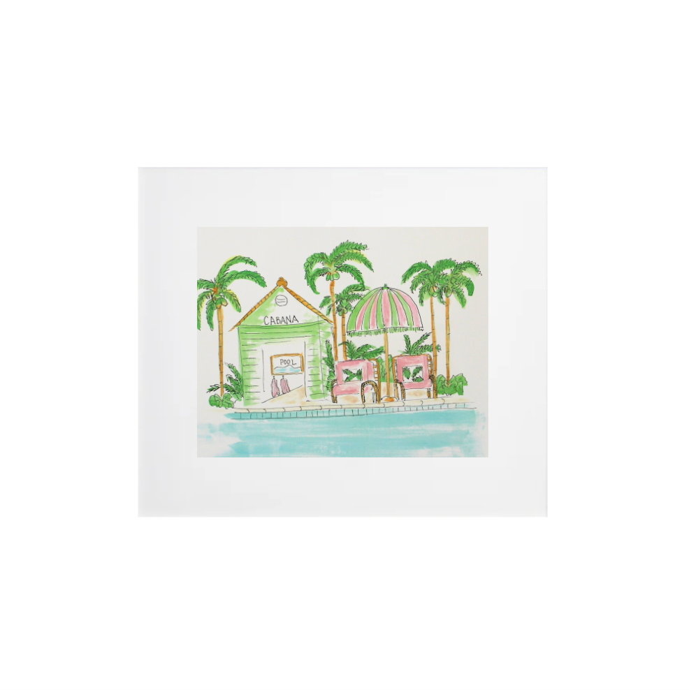Cabana Art Print | 14" x 11" image 0