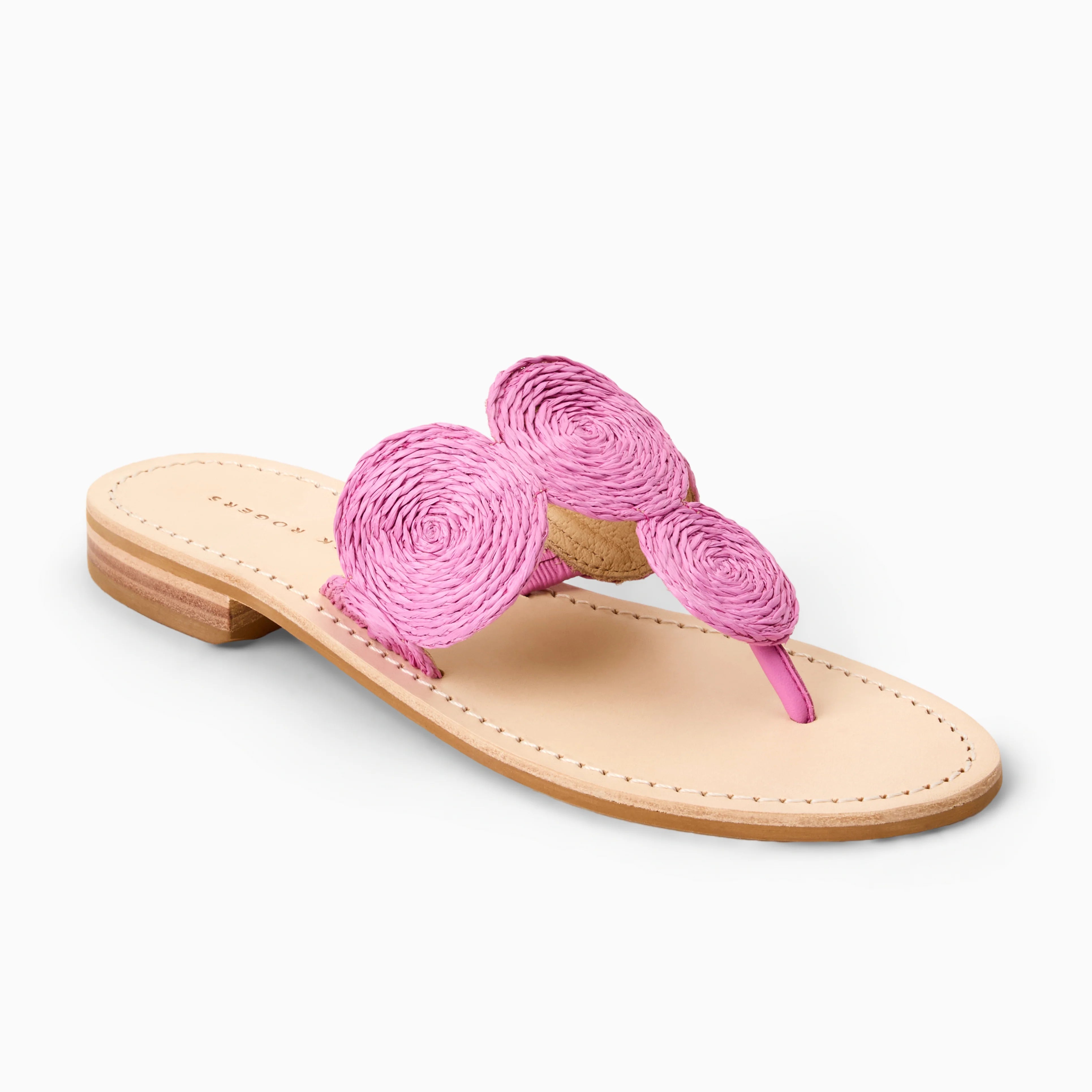 Jack Rogers Margo Raffia Sandal | Pink image 0