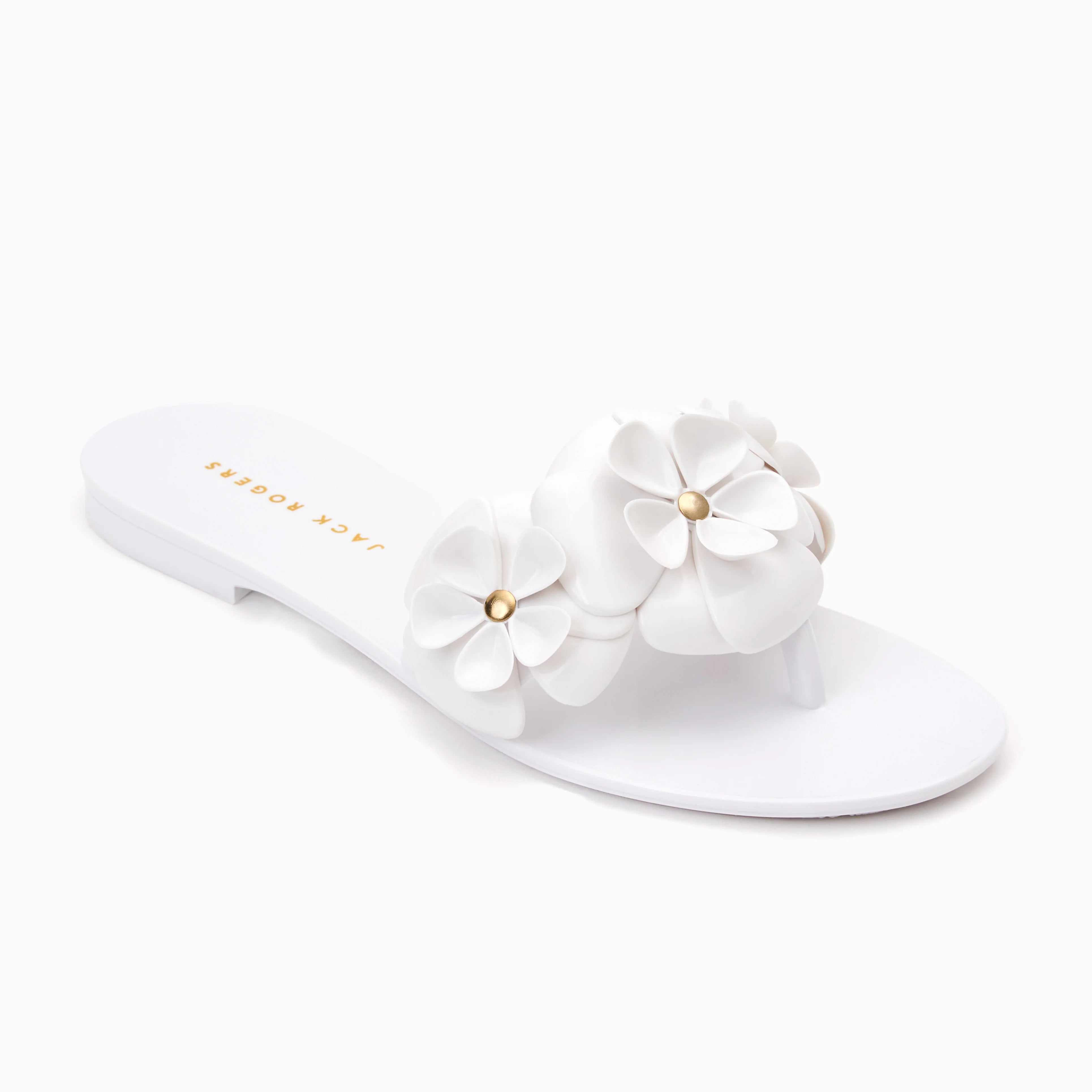 Jack Rogers Amelia Jelly Flip Flop | White image 0