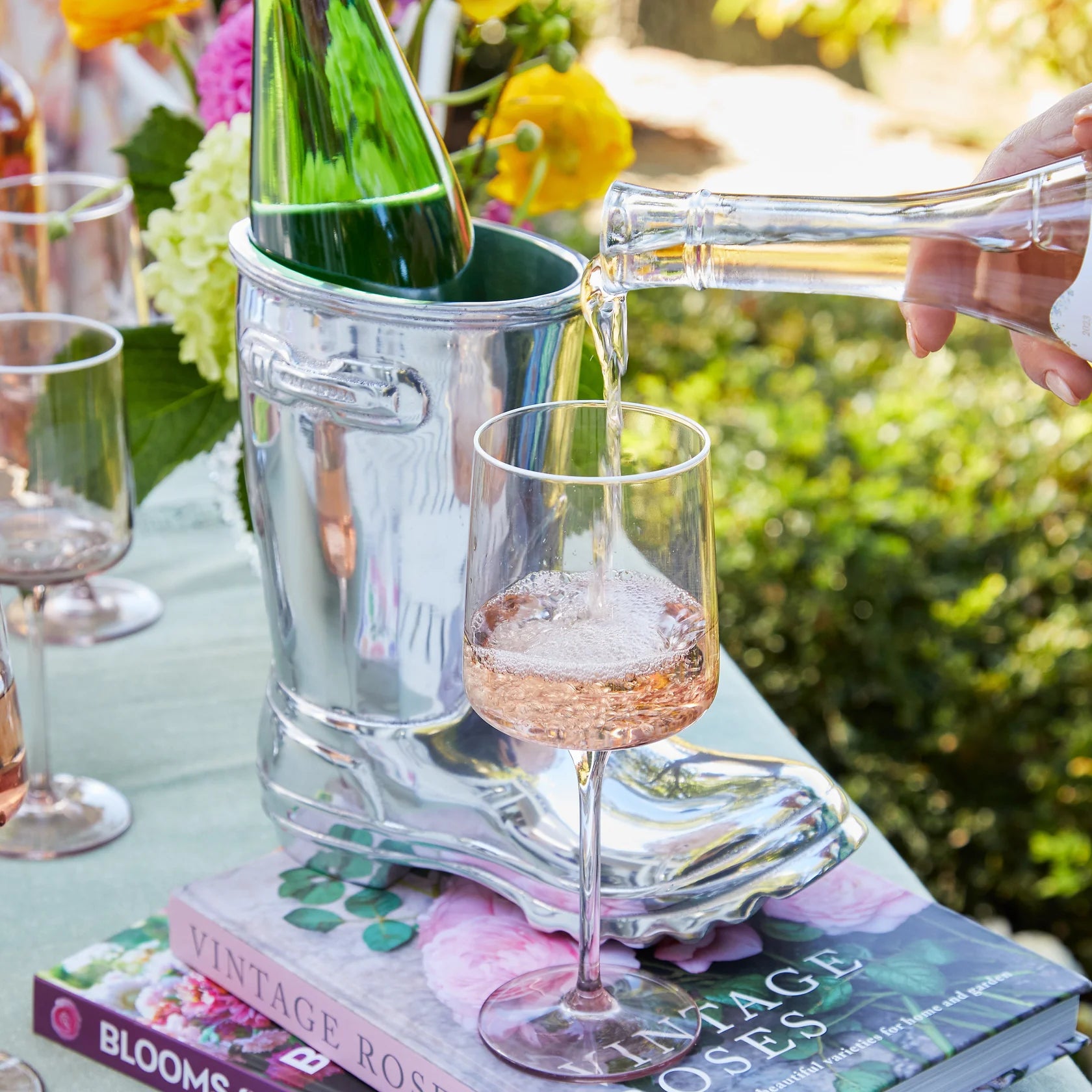 Garden Boot Wine Cooler/Vase image 1
