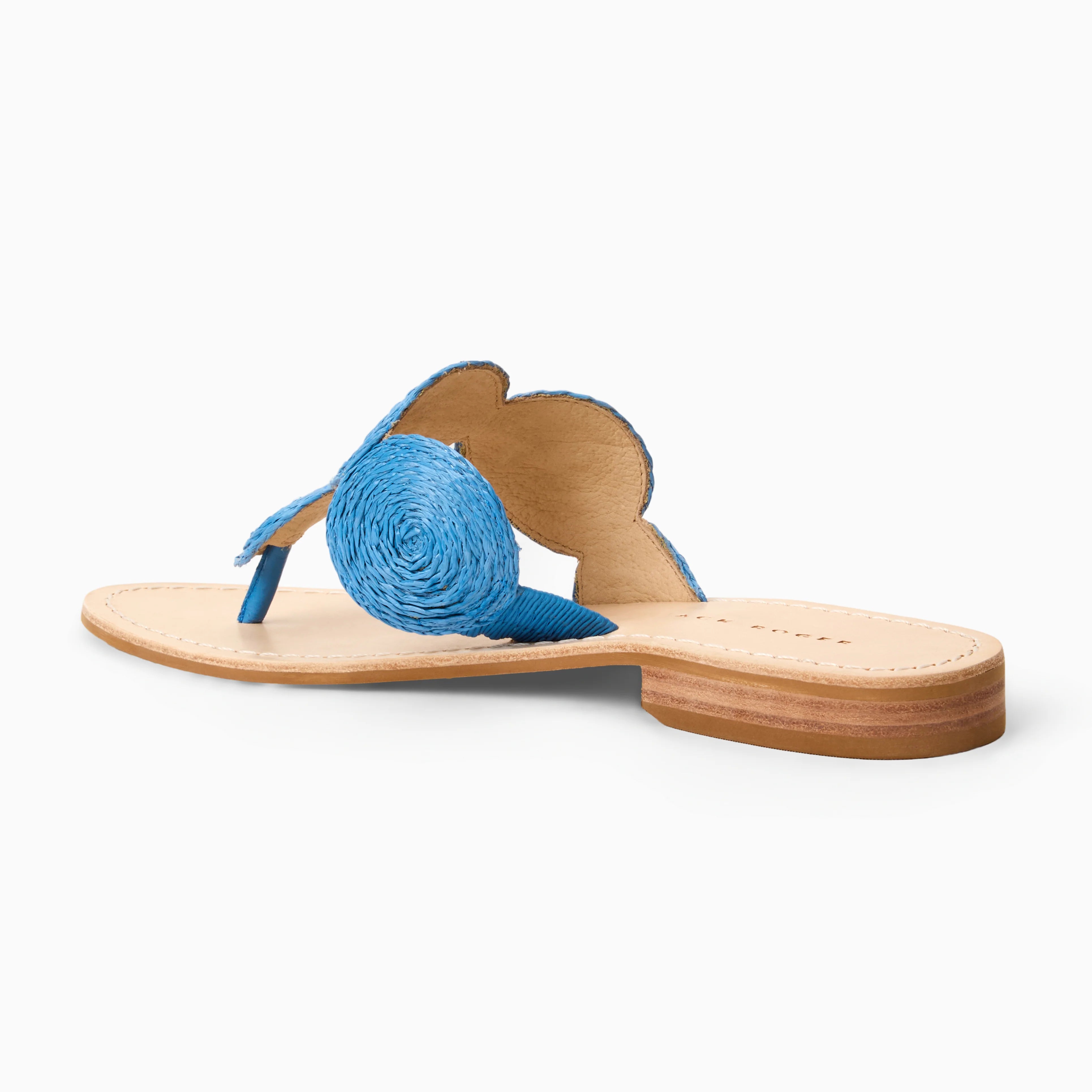 Jack Rogers Margo Raffia Sandal | Salt Water Blue image 4