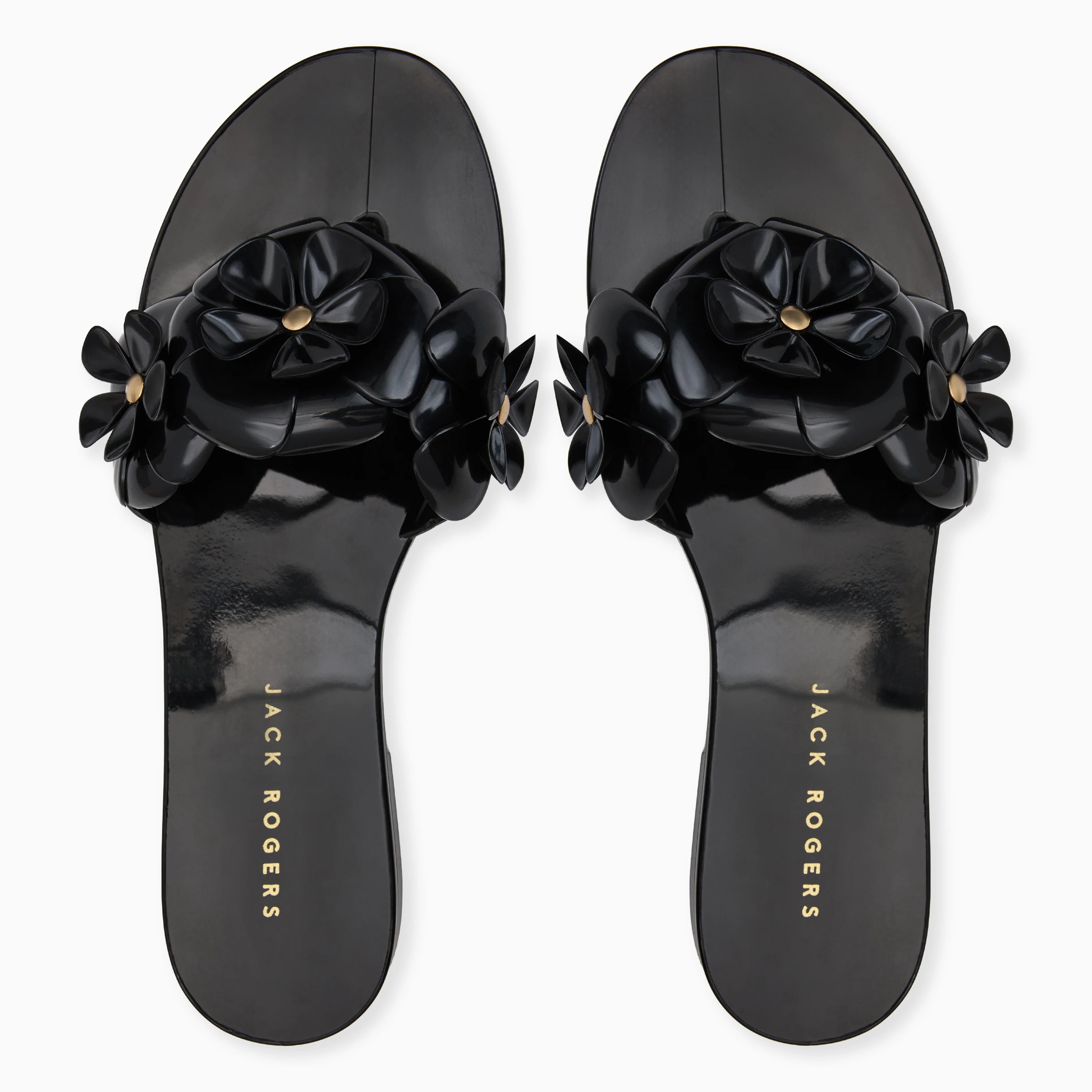 Jack Rogers Amelia Jelly Flip Flop | Black image 4