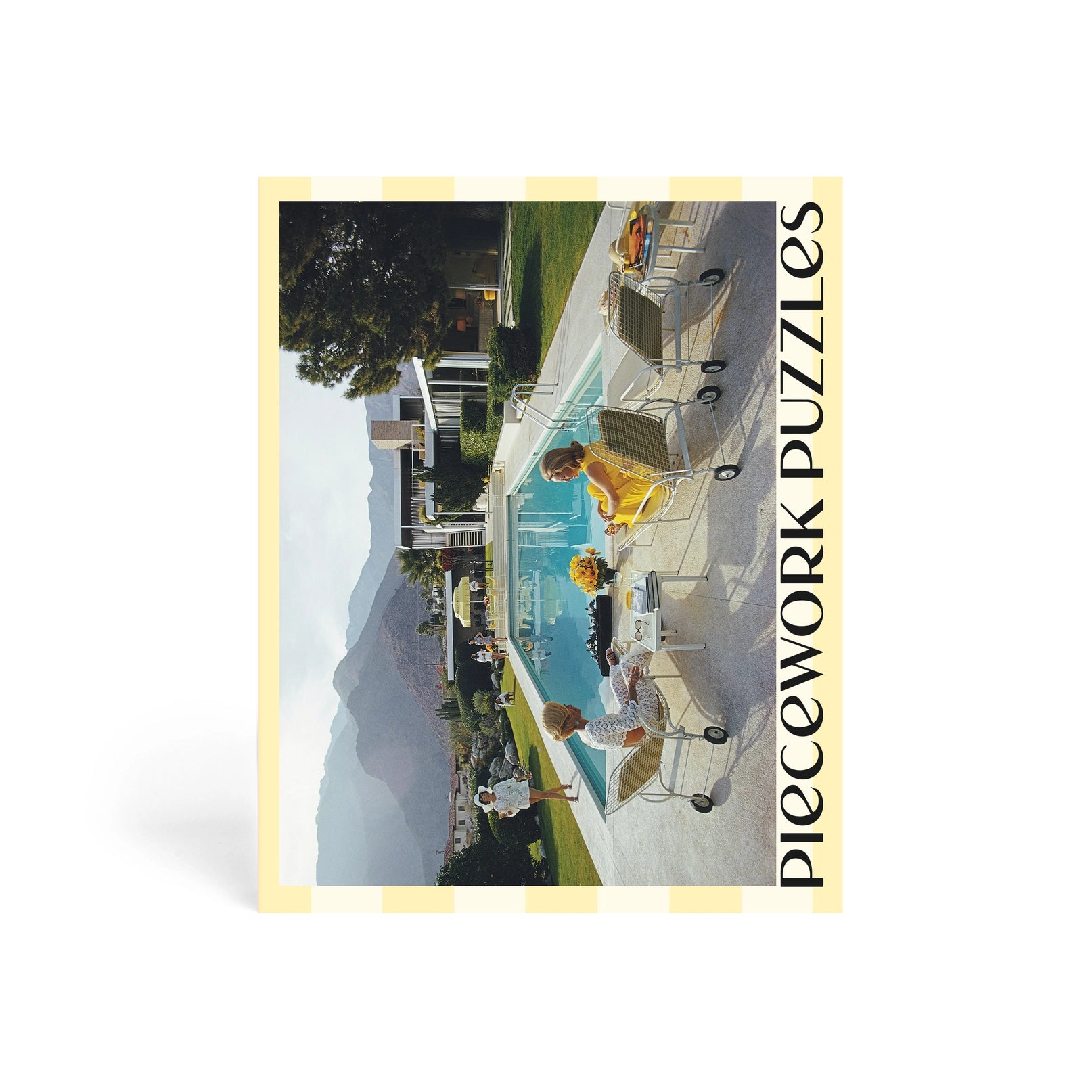 Poolside Gossip - Slim Aarons Collab - 1000 Piece Puzzle image 1