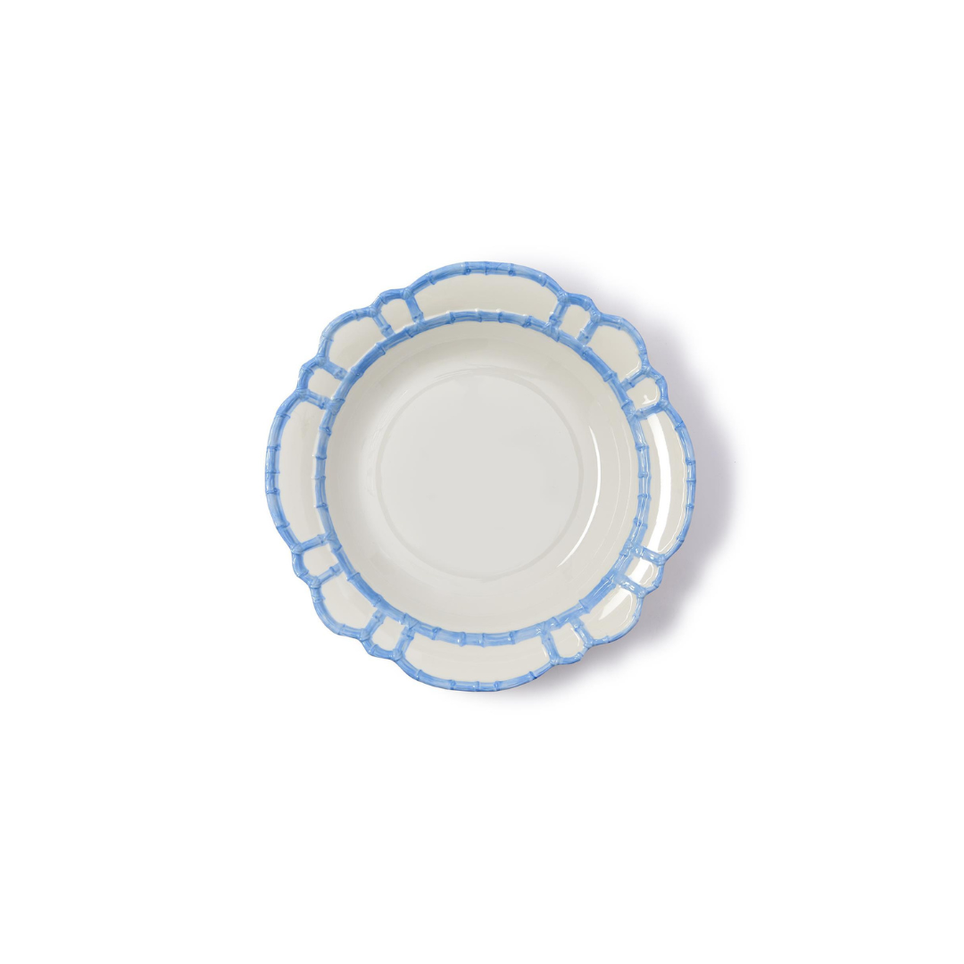 BAMBOO TOUCH SERVING/CENTERPIECE BOWL | FRENCH BLUE image 0