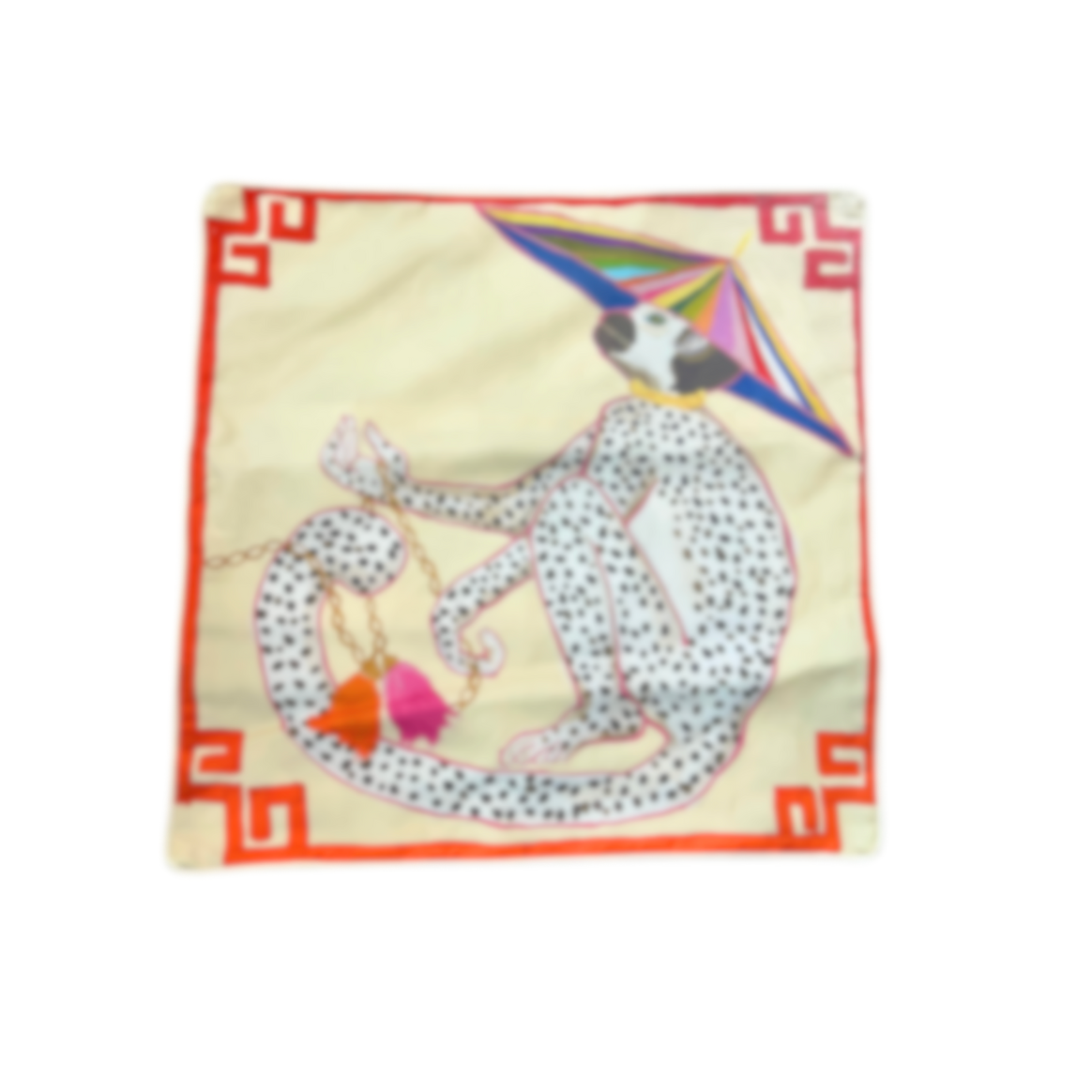 Paige Gemmel Pillow | Pucci Monkey Facing Left or Right | Multi image 2