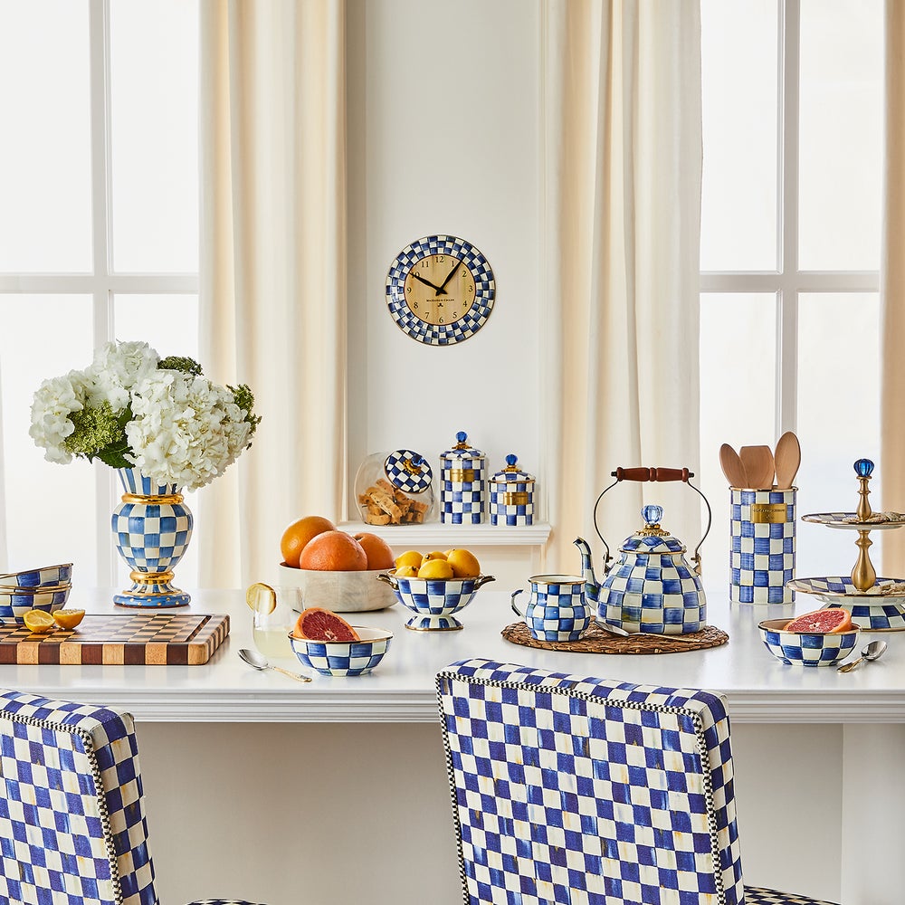 Royal Check Wall Clock image 2