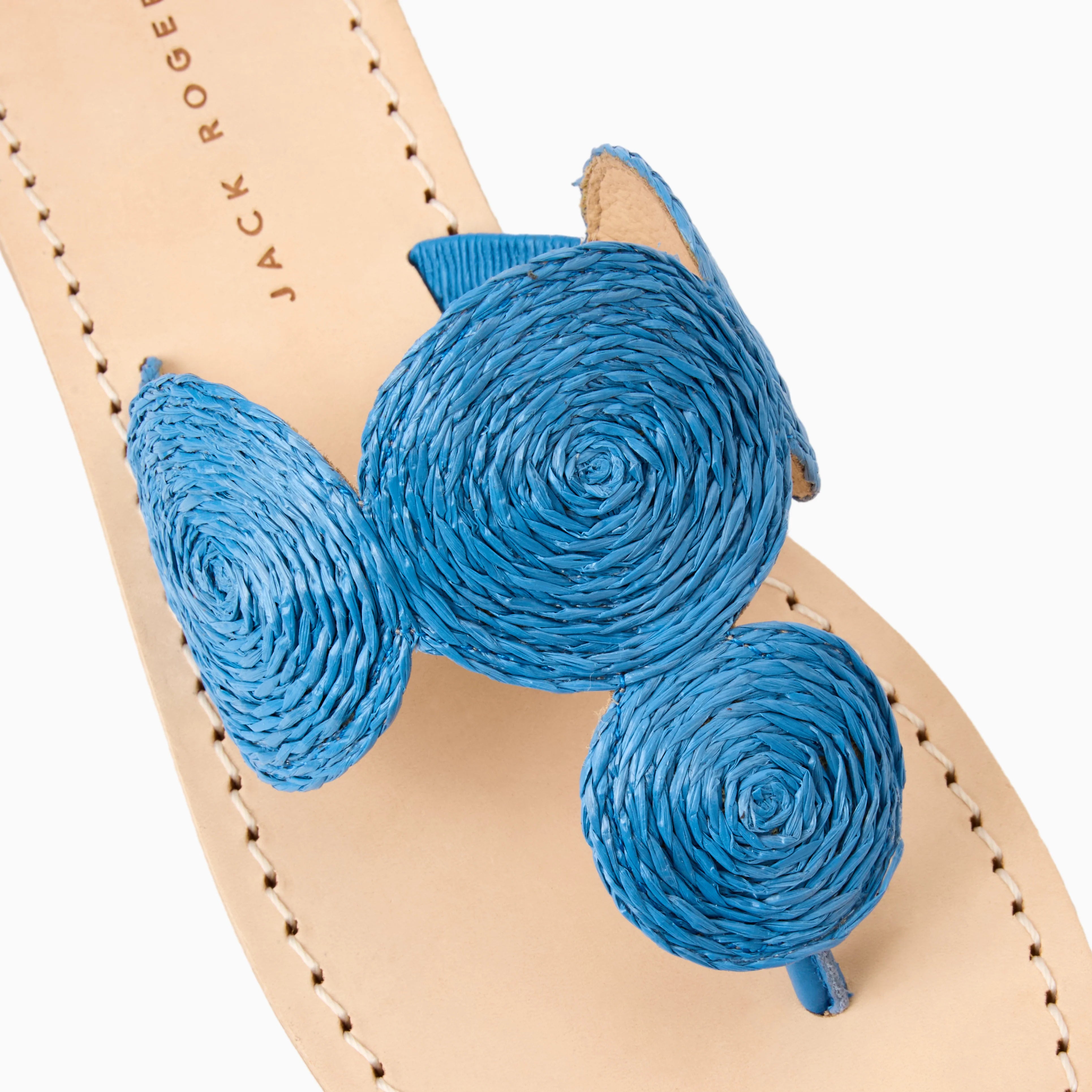 Jack Rogers Margo Raffia Sandal | Salt Water Blue image 2