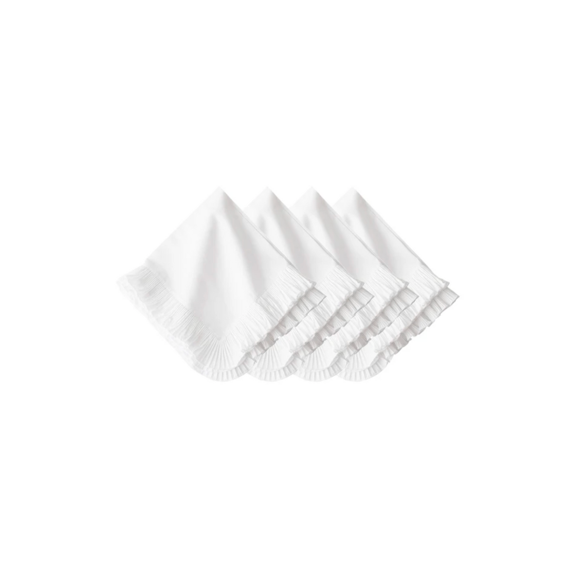 Mademoiselle Napkin | Set/4 | White image 1