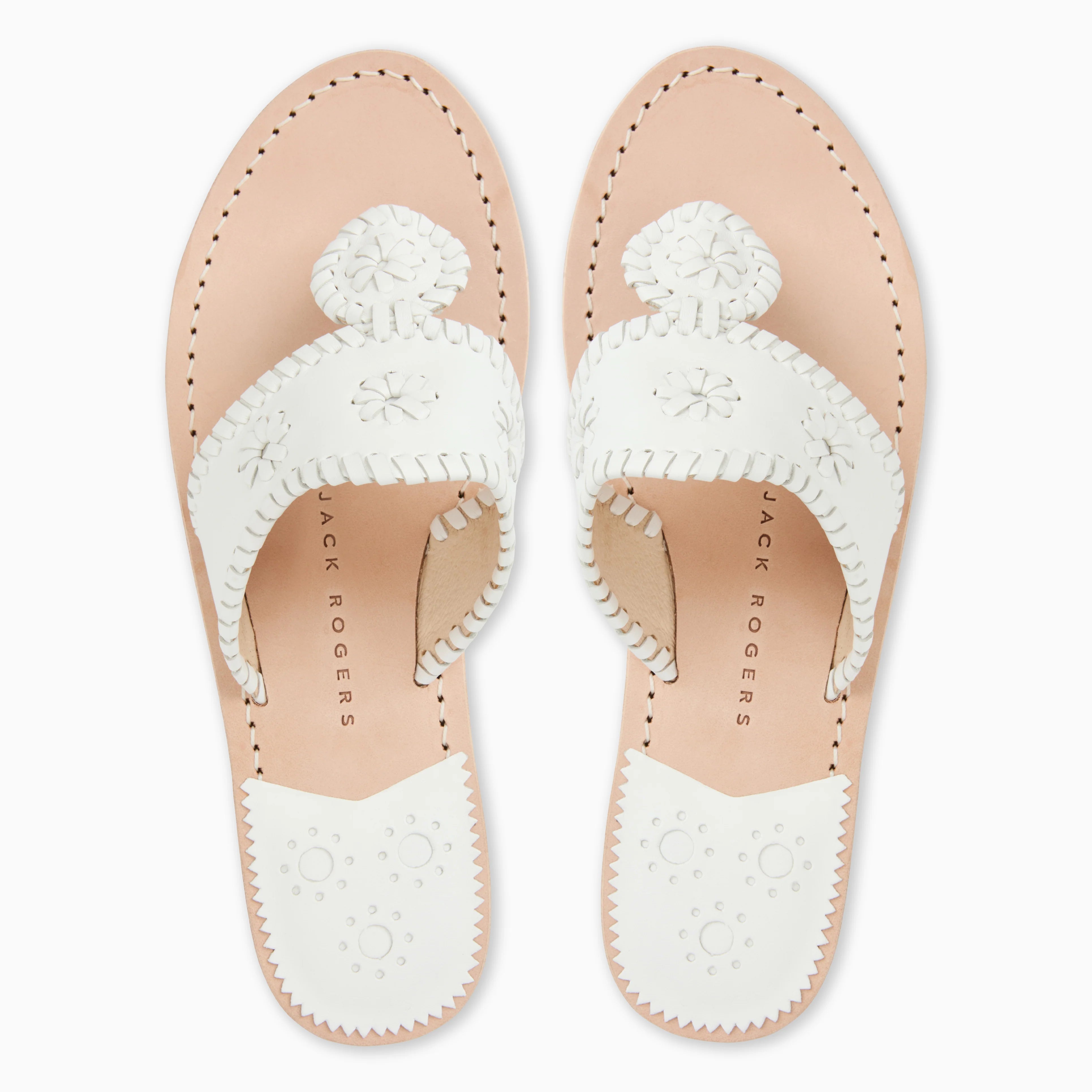 Jack Rogers Jacks Flat Sandal | White image 1