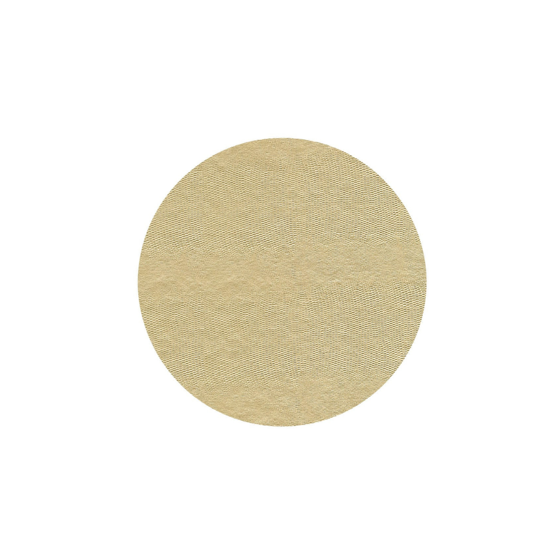Lizard Round Placemat | Platinum image 0