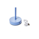 LED Cordless Scalloped Table Lamp | Blue image 1