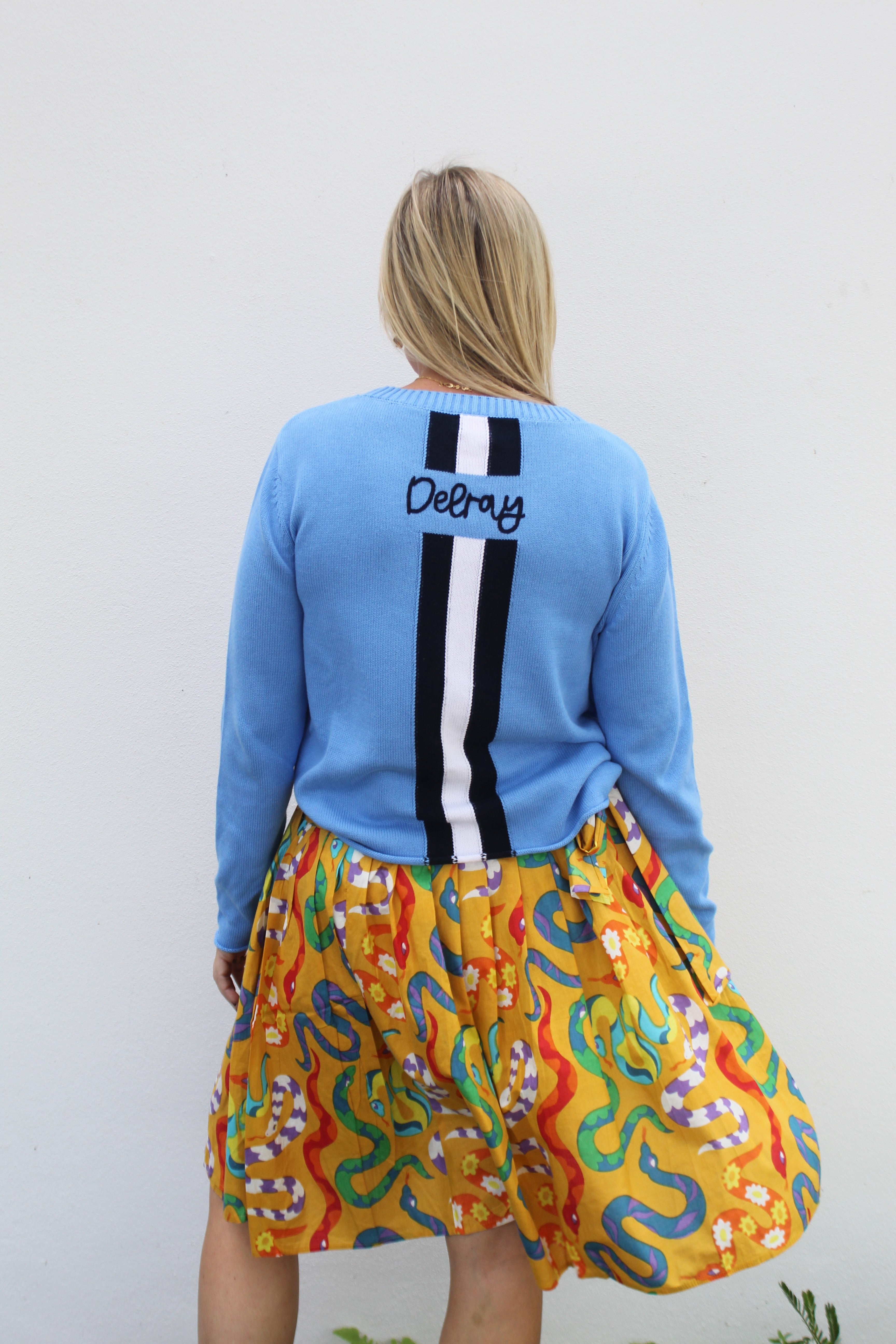Wrap Skirt Short | Party Snakes | Mustard image 1