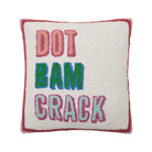 Dot Bam Crack Hook Pillow - Ampersand image 0