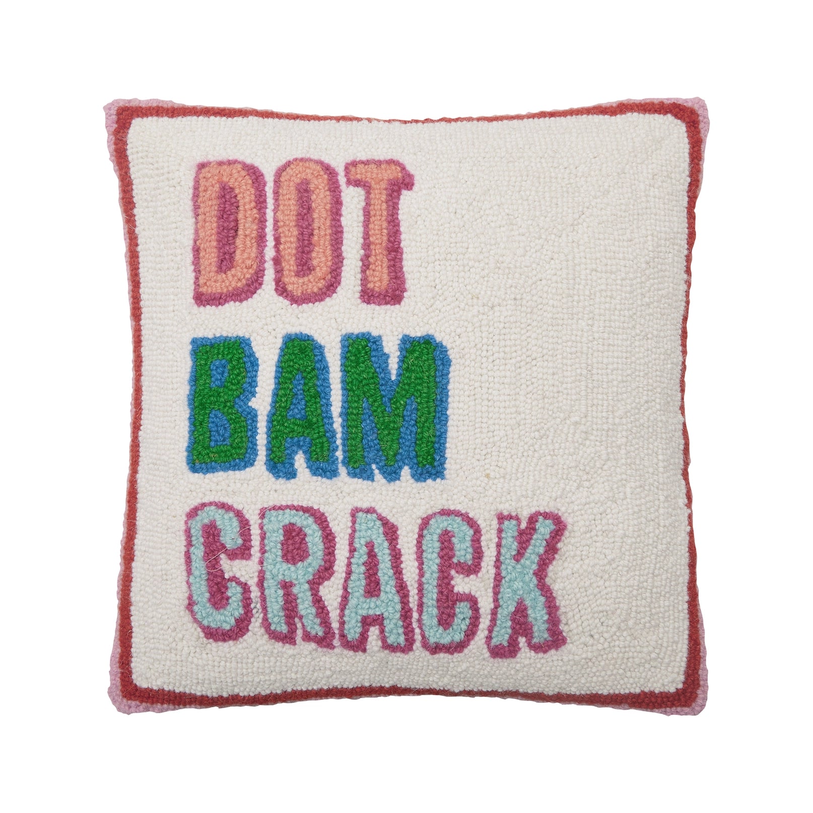 Dot Bam Crack Hook Pillow - Ampersand image 0