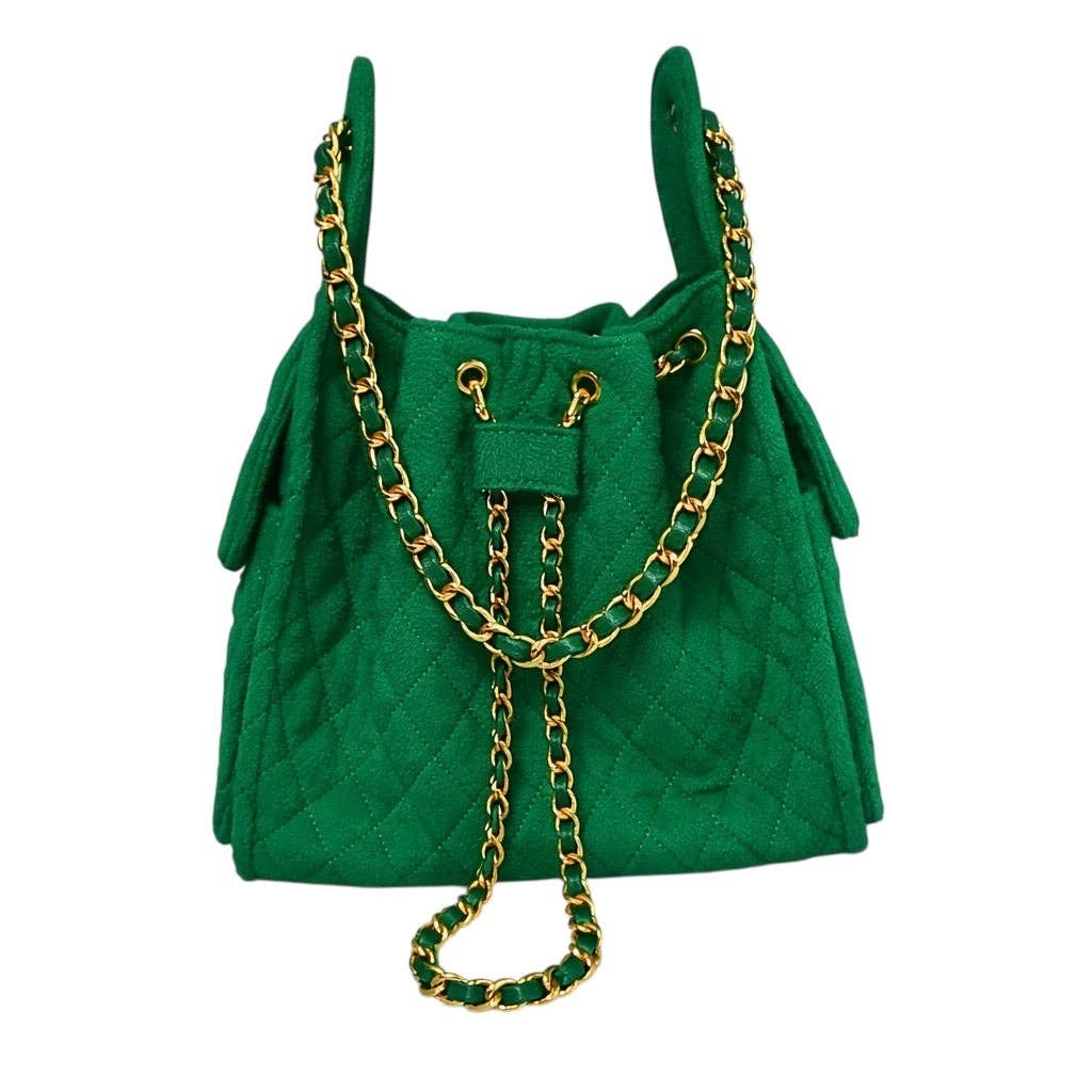 Cruz terry bucket tote in island green large – Snappy Turtle