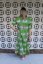 Evie Dress | Monkeys | Green image 3
