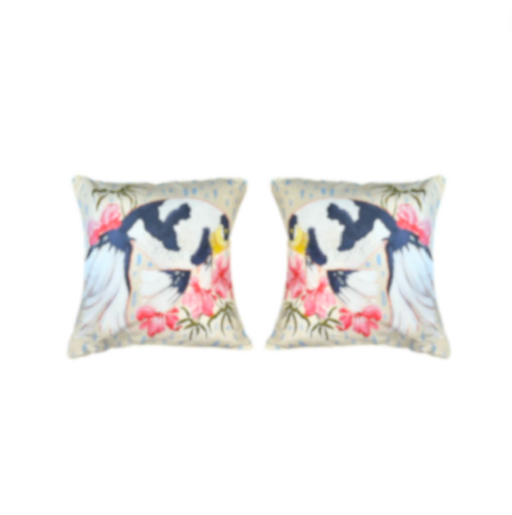 Paige Gemmel Pillow | Koi Facing Left or Right | Cream image 0