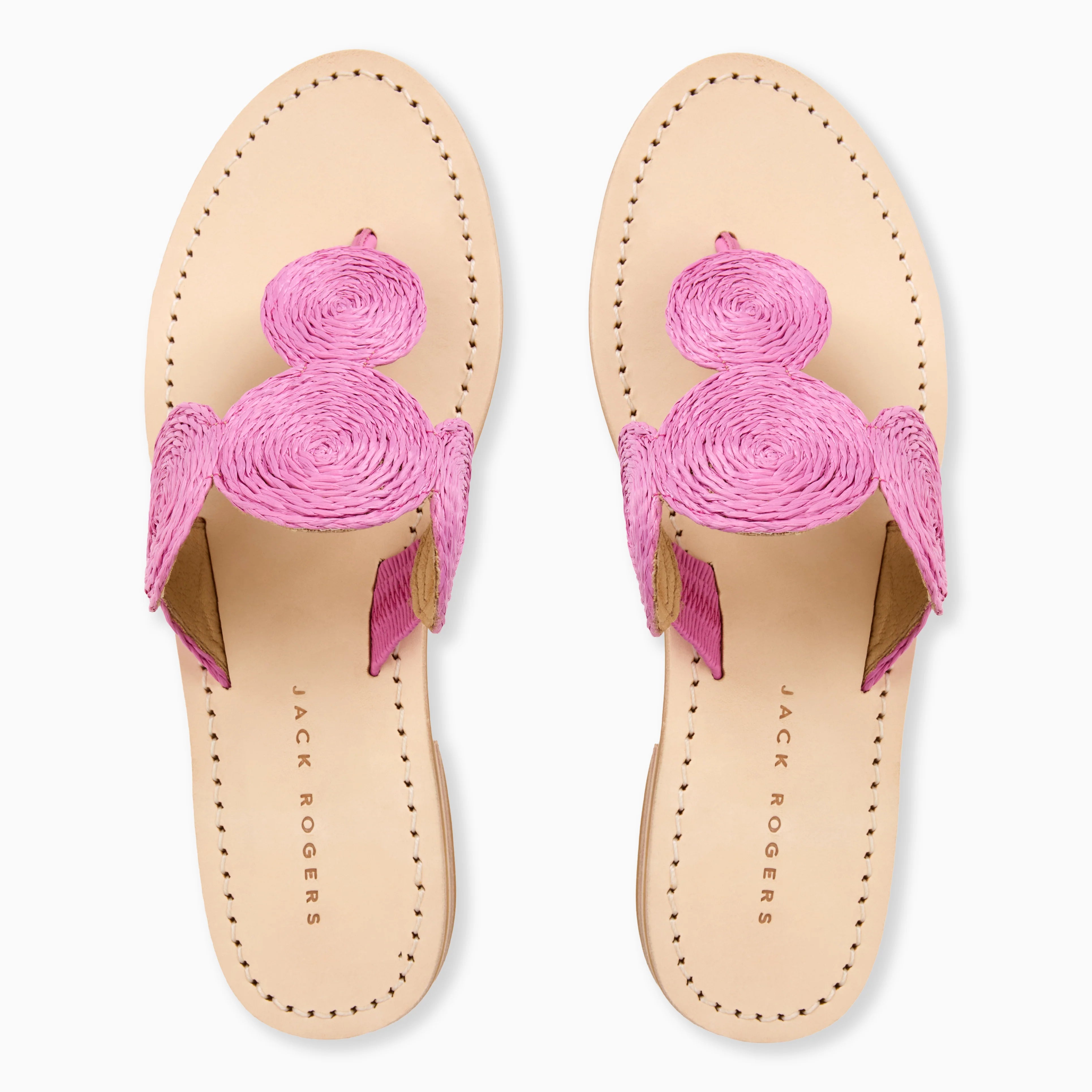 Jack Rogers Margo Raffia Sandal | Pink image 4