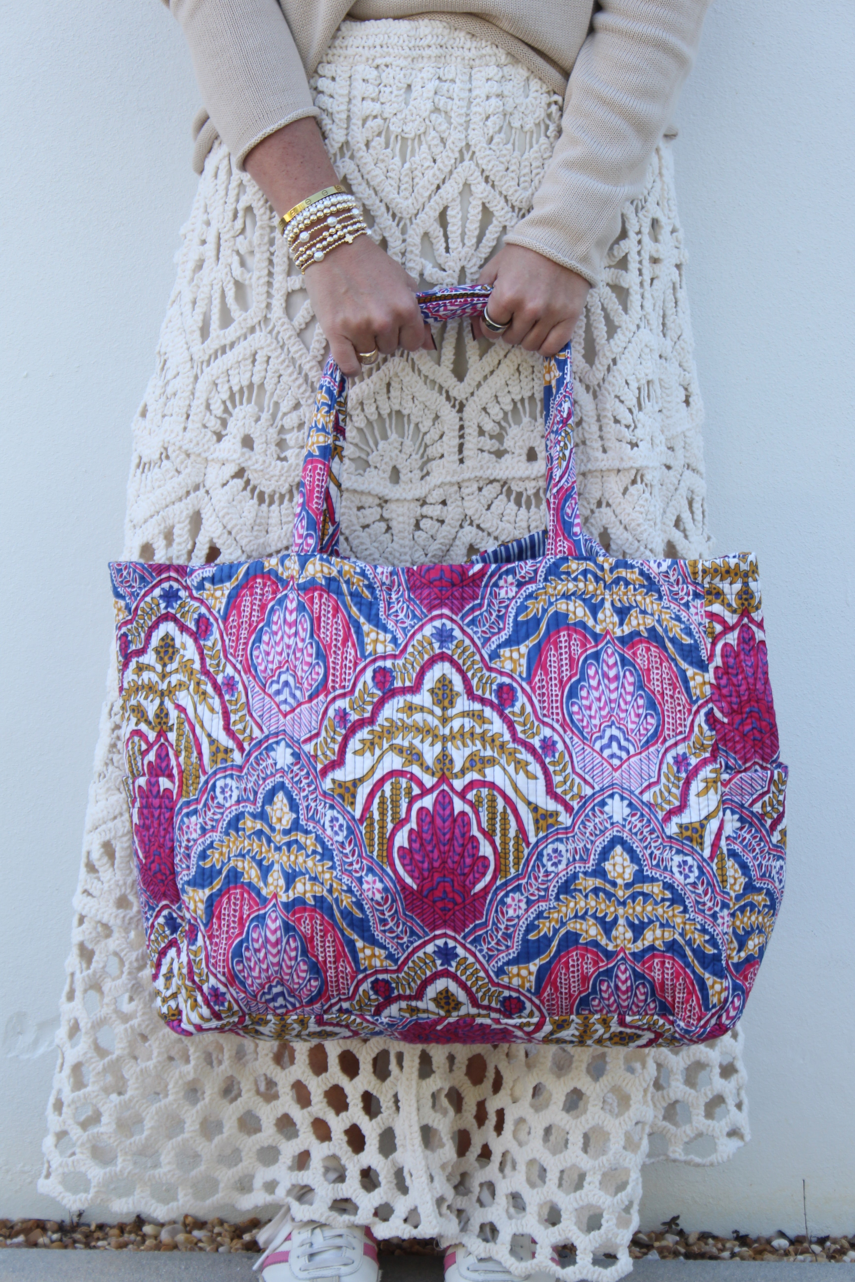 Tote Bag | Boho Medallion | Lavender image 0