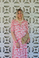 Evie Dress | Bows | Pink image 1