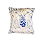 Paige Gemmel Pillow | Twin Staffordshire Dogs Bamboo | Blue image 0