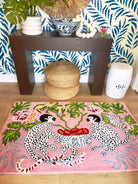 Paige Gemmel Rug | Monkeys | Pink image 0