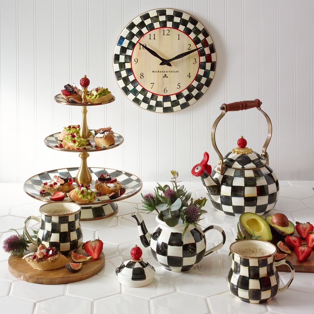Courtly Check Wall Clock image 1
