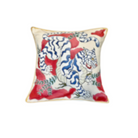 Paige Gemmel Pillow | Tiger Fern | Red image 0