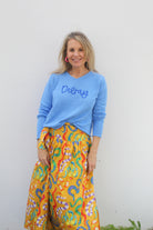 V-Neck Delray Sweater | Periwinkle image 0