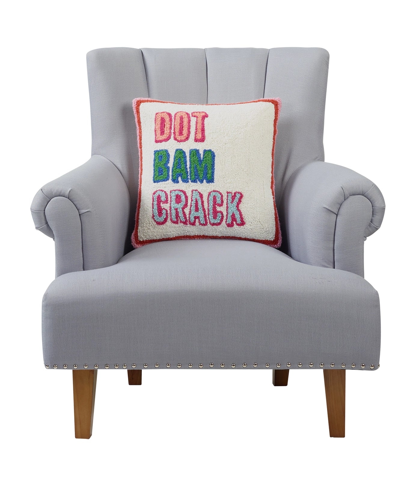 Dot Bam Crack Hook Pillow - Ampersand image 1