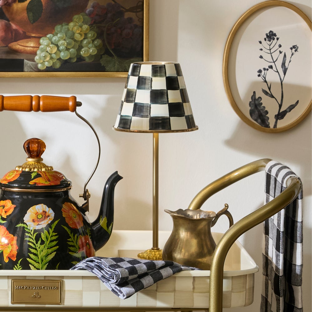 Courtly Check LED Rechargeable Cafe Table Lamp image 6