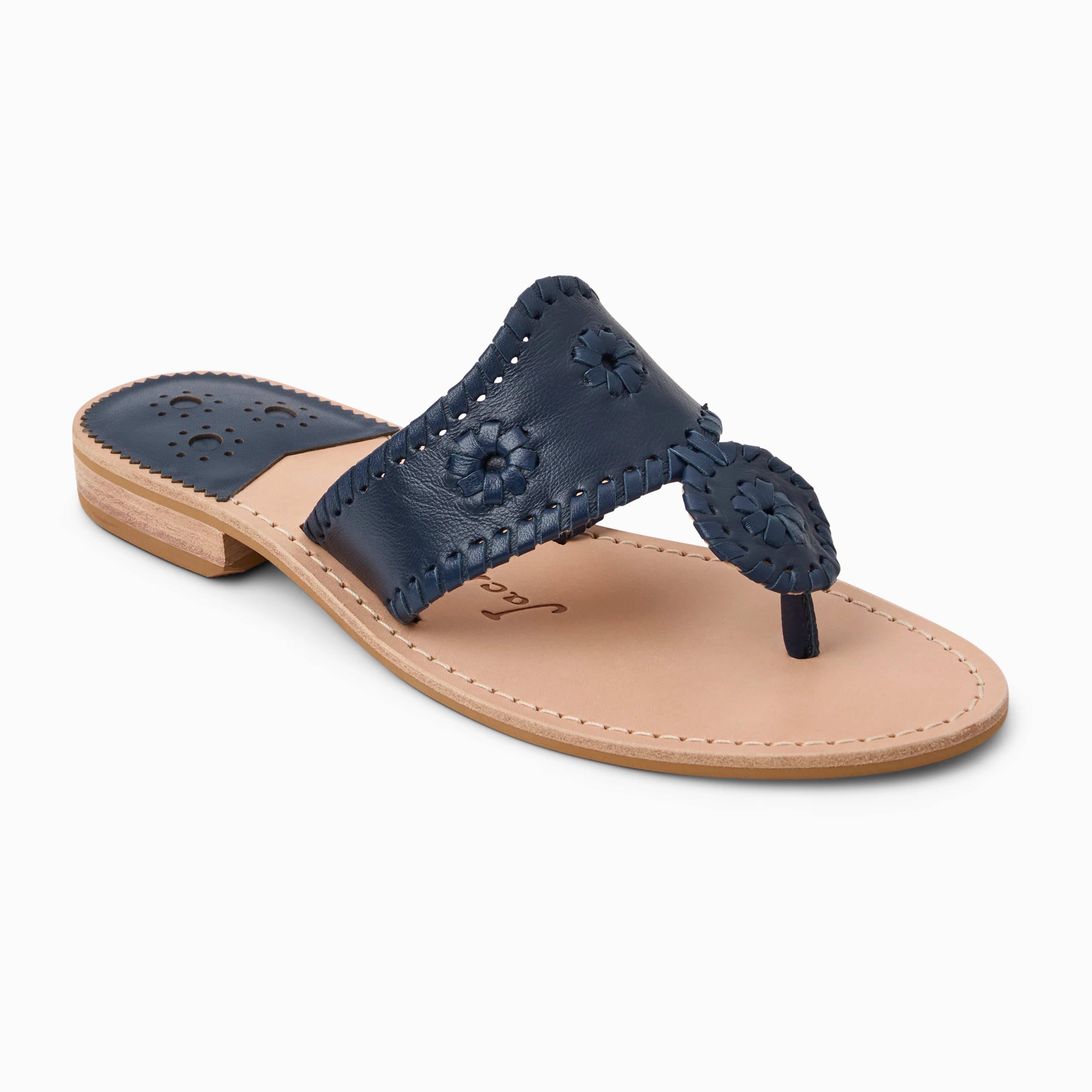 Jack Rogers Jacks Flat Sandal | Midnight image 0