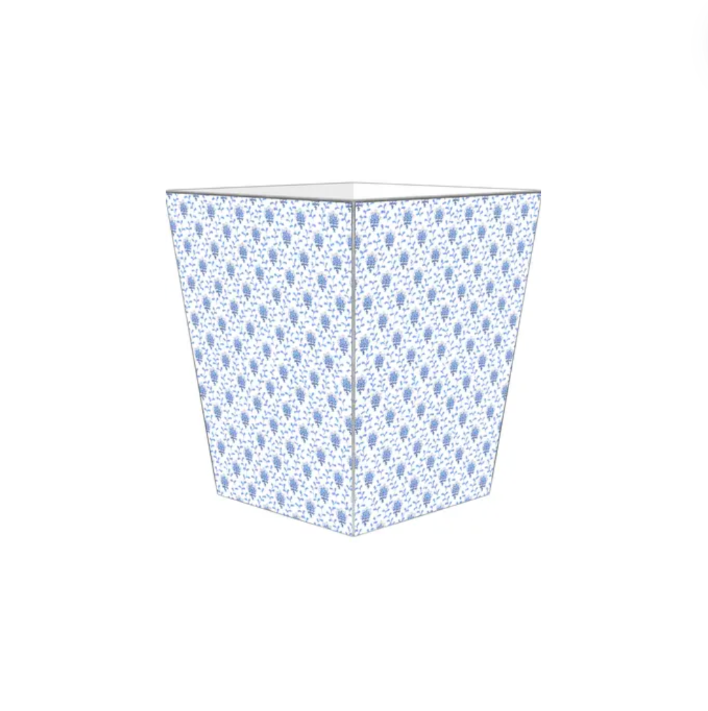 Wastepaper Basket | Provencial | Blue image 0
