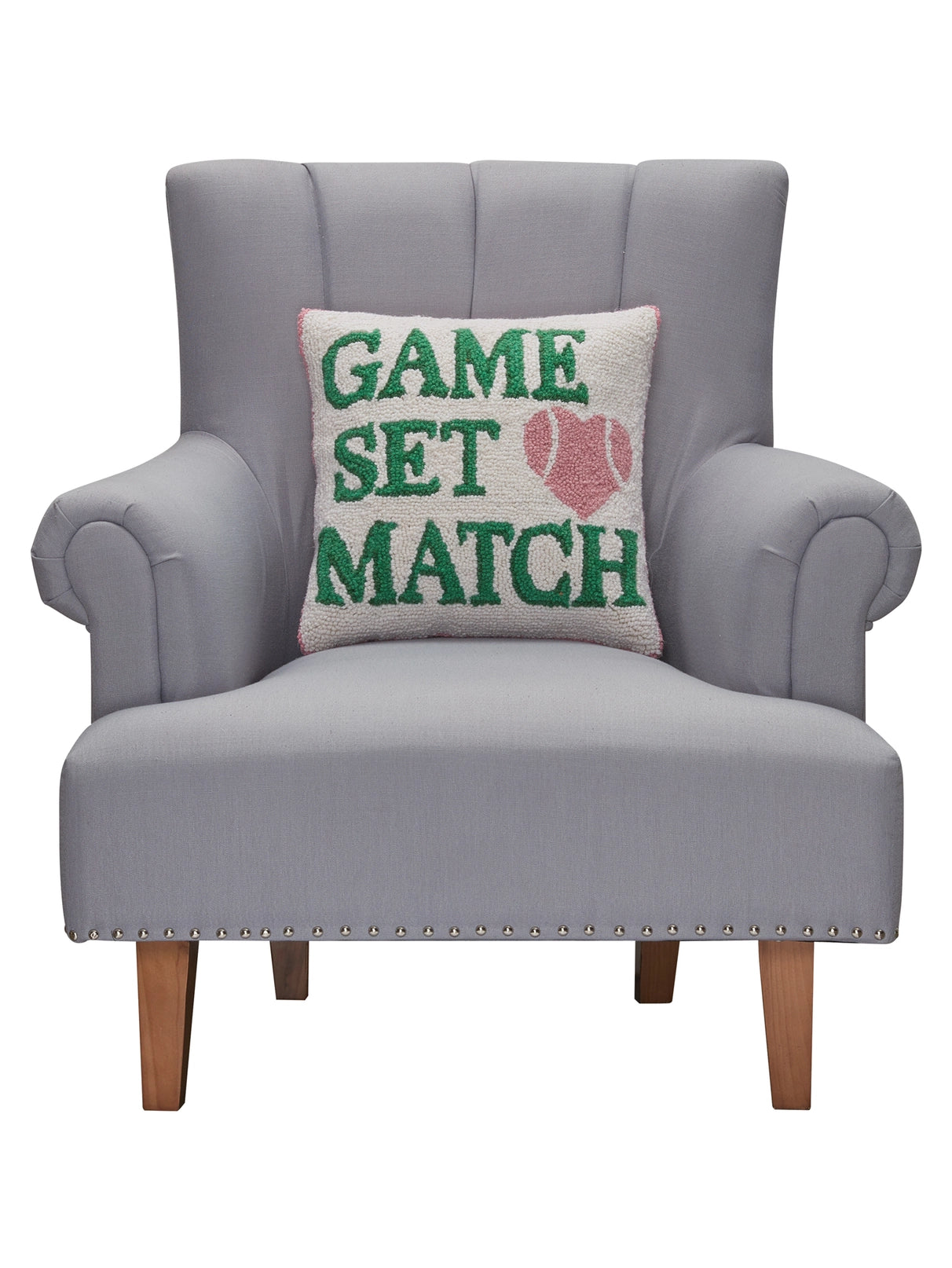 Game Set Match Hook Pillow image 1