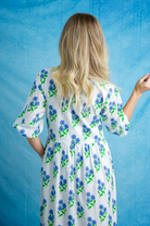 Frannie Short Dress | Bunch Of Daisies | Periwinkle image 2