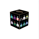 Tissue Box Holder | Kentucky Derby Silks | Black image 0