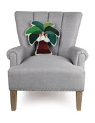 Palmita Hook Pillow W/Pom Tassels - Jungalow image 1