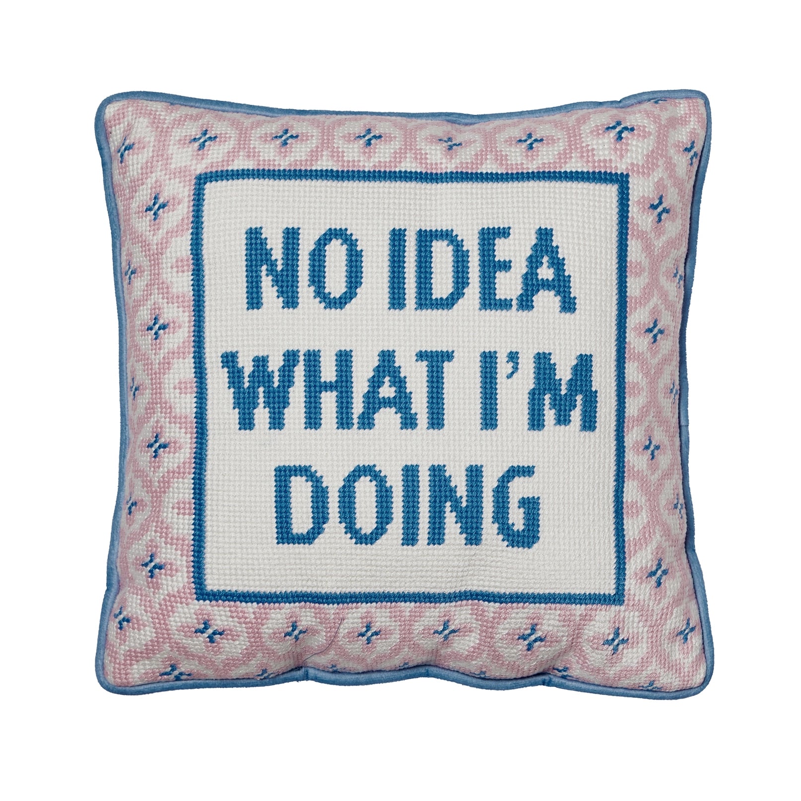 No Idea What I'm Doing Embroidered Pillow image 0